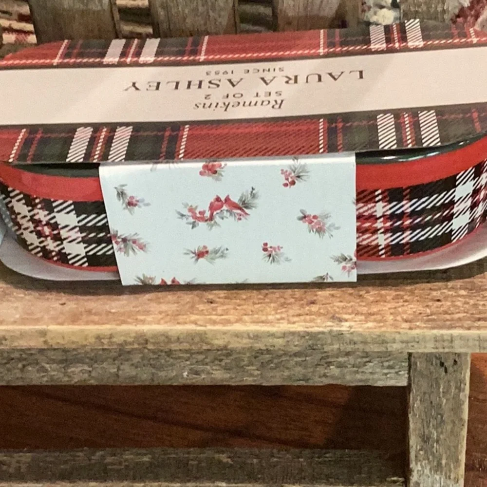 Laura Ashley Christmas Ramekins - set of 2